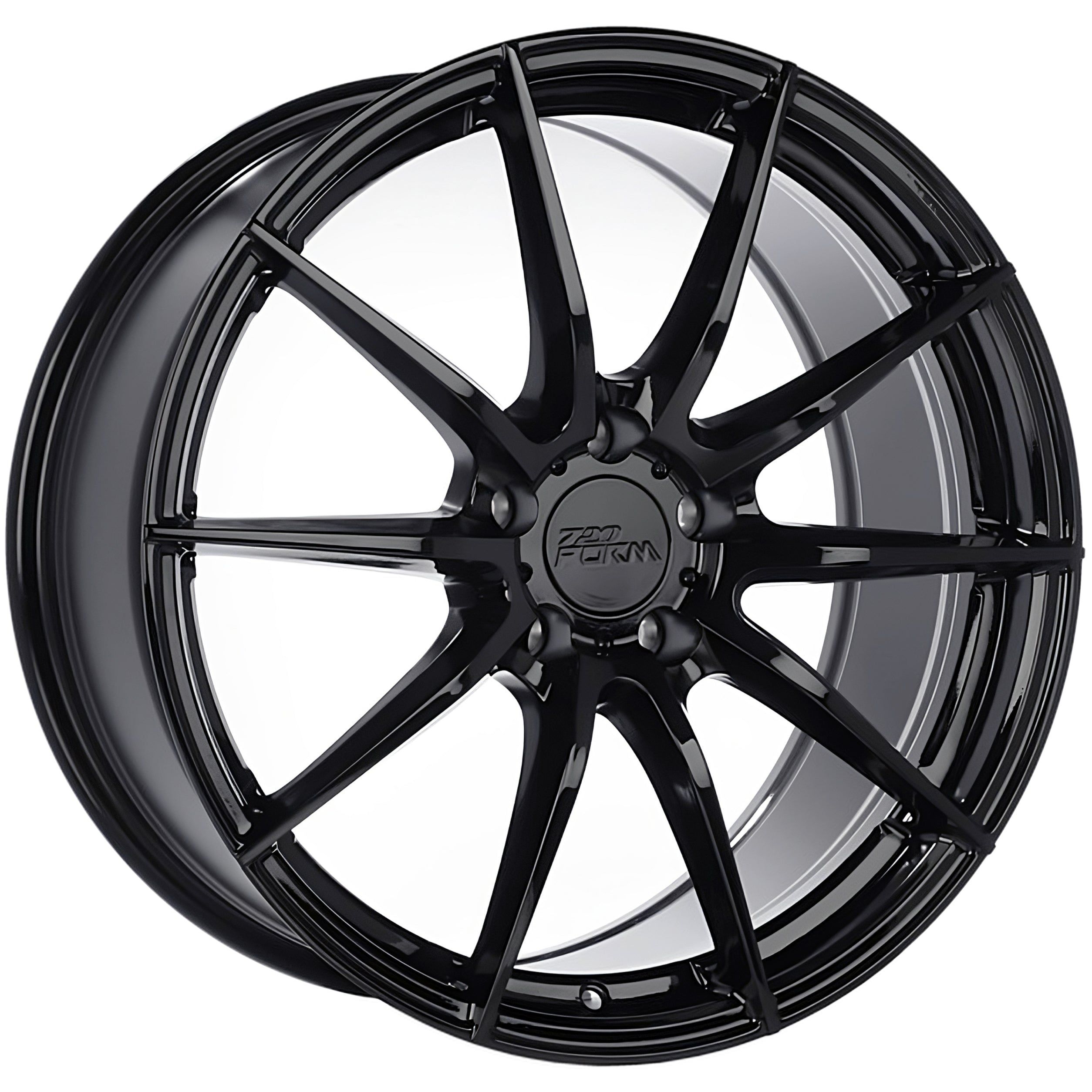 720Form RF2-R Gloss Black - 19x8.5 | +35 | 5x112 | 66.6mm