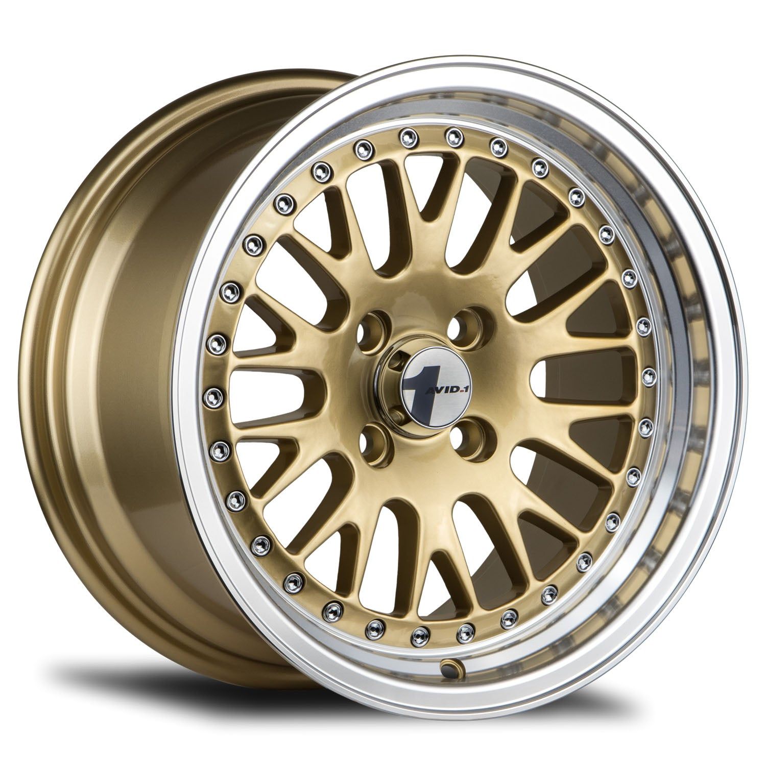 AVID.1 AV-12 16x8 | 4x100, 4x114.3 | +25 | 73.1mm - Gold - Wheel Haven
