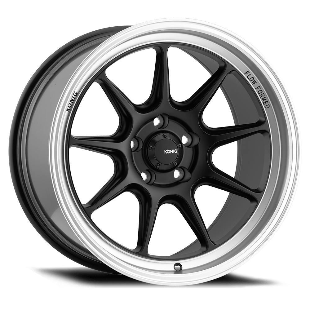 Konig Hypergram Wheels Matte Grey Aluminum (1 x 1。インチ/5 x、1