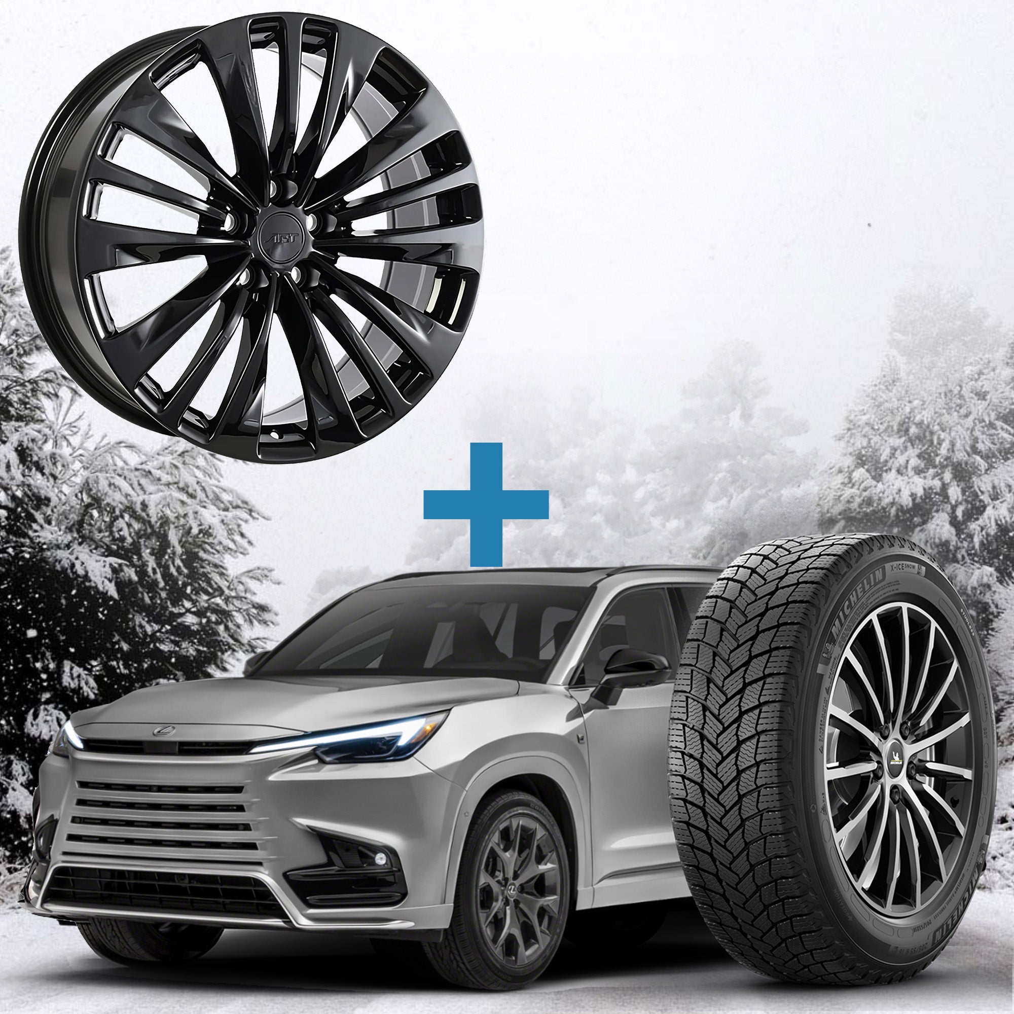 Lexus TX 350 500h Winter Package ART 342 20x8 Wheels 255 55R20 T