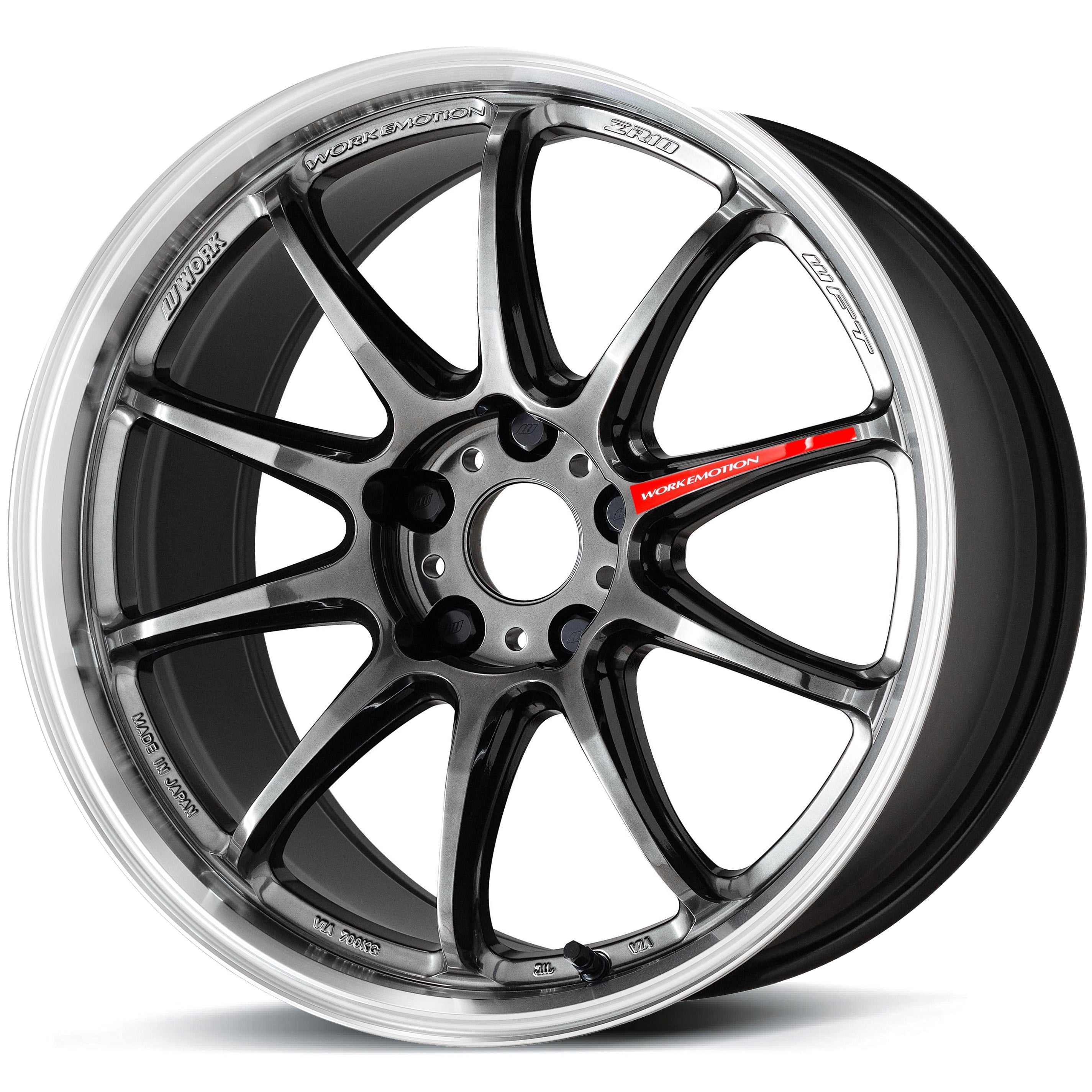 WORK Emotion ZR10 GLIM BLACK DIAMOND CUT RIM(GTKRC) - 18x8.5