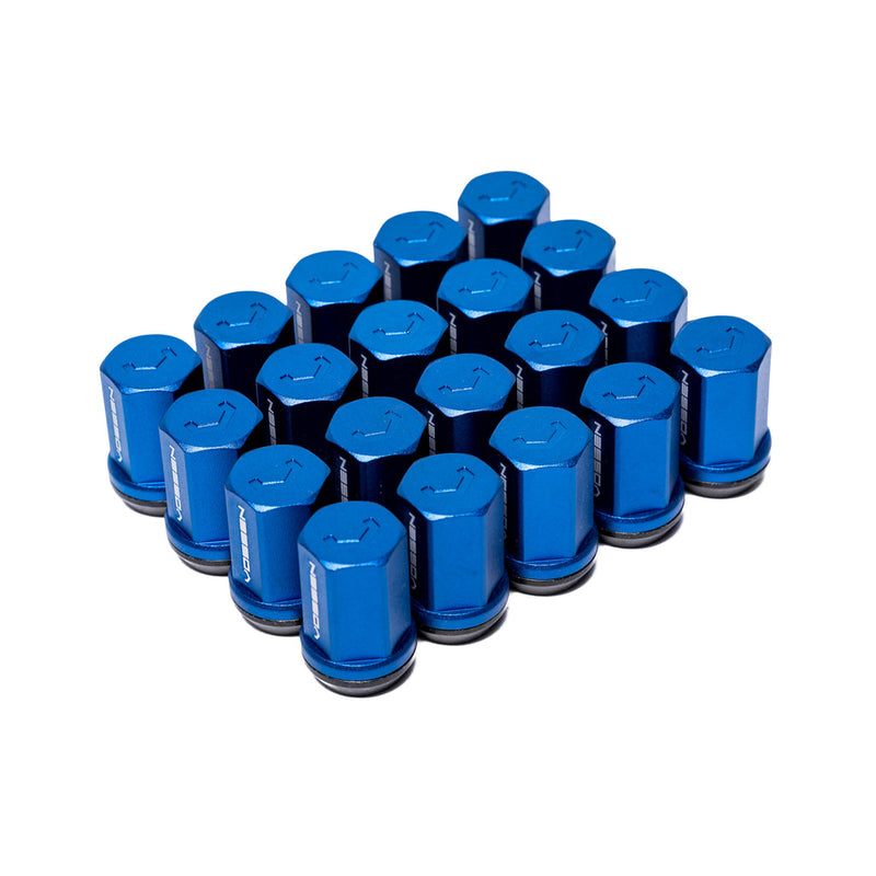 Vossen Lug Nuts - 14x1.50mm | 35mm | Cone Seat | Blue ( QTY:20 )