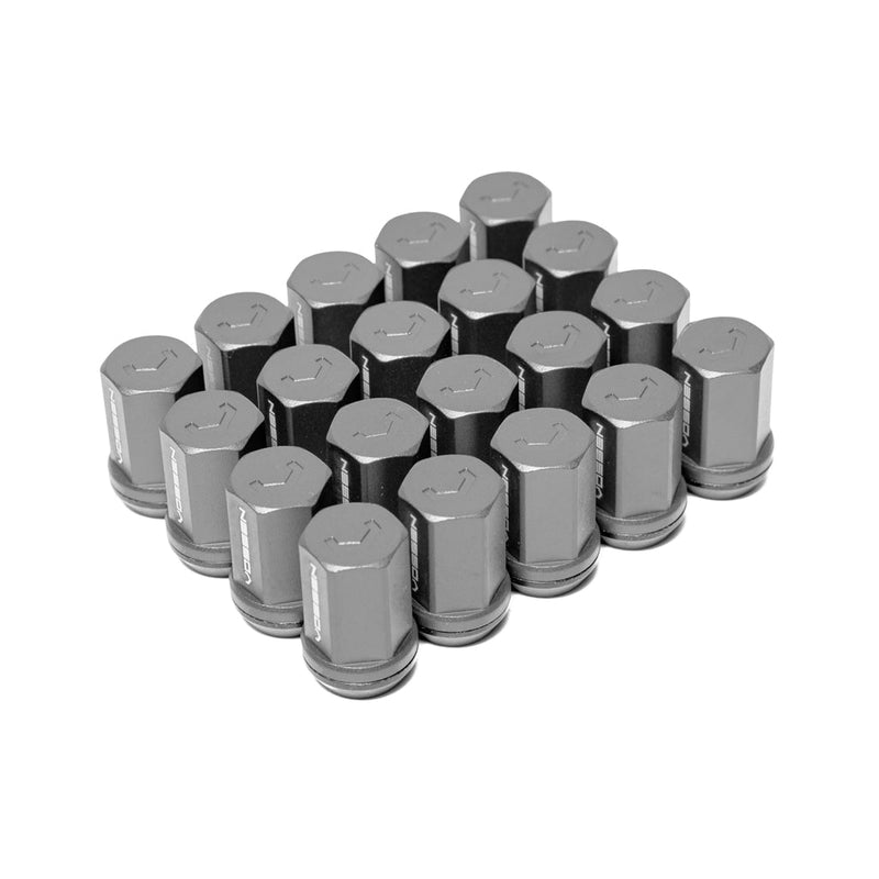 Vossen Lug Nuts - 14x1.50mm | 35mm | Cone Seat | Silver ( QTY:20 )