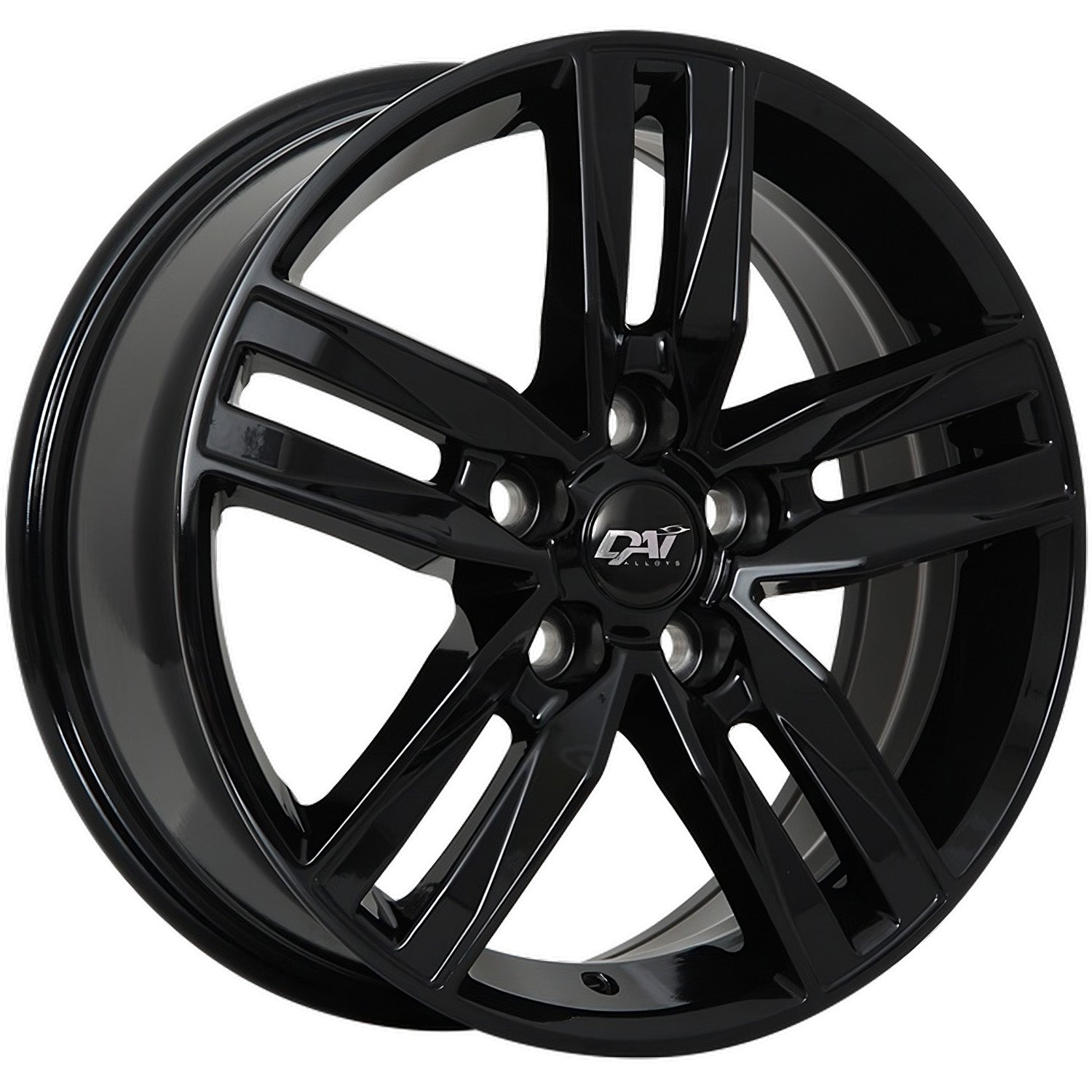 DAI PRIME Gloss Black - Machined Face - 17x7 | +40 | 5x115 | 70.3mm