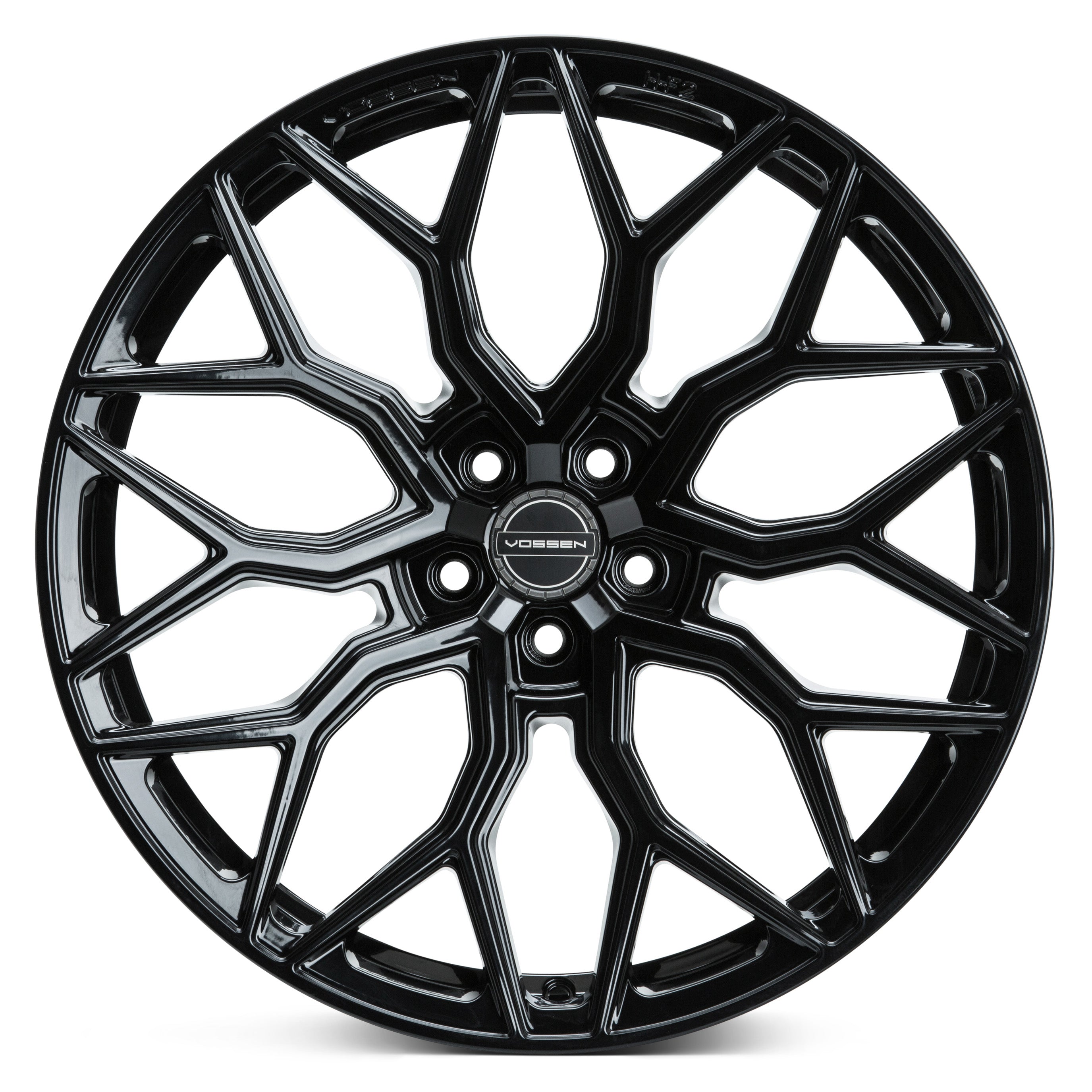 Vossen HF-2 Gloss Black - 22x10.5 | +38 | 5x120 | 72.56mm | Deep Face