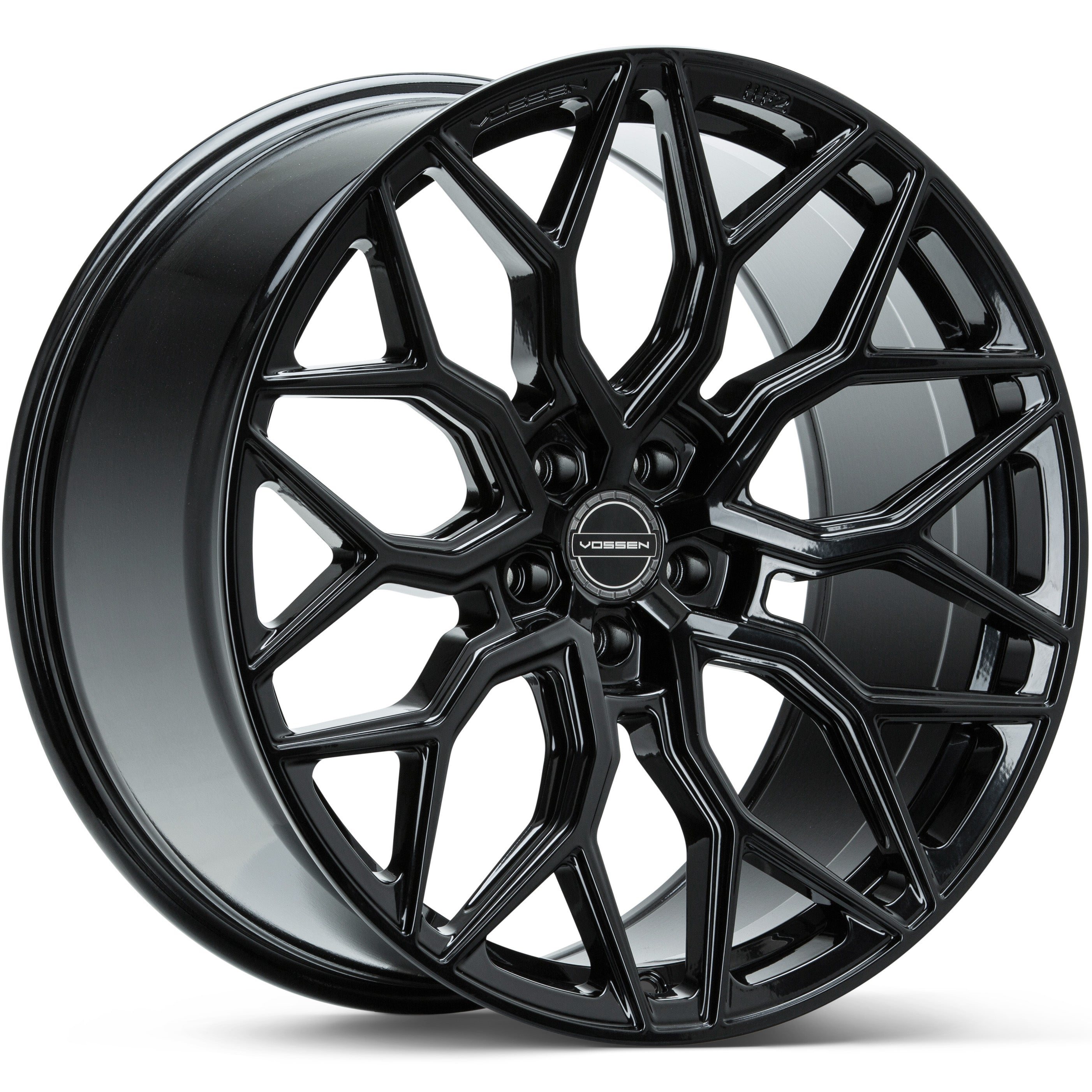 Vossen HF-2 Gloss Black - 20x9.5 | +20 | 5x120 | 72.56mm | Deep Face