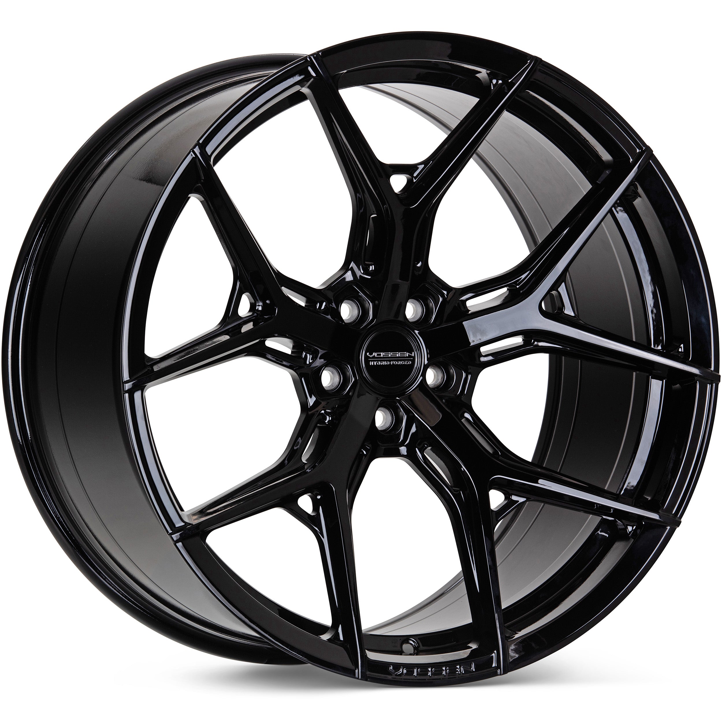 Vossen HF-5 Gloss Black - 22x11.5 | +50 | 5x130 | 71.6mm | Deep Face