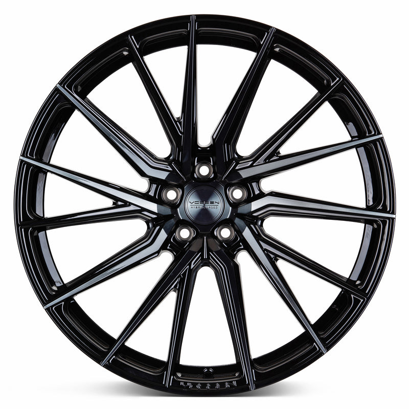 Vossen HF-4T Double Tinted Gloss Black - 22x9 | +30 | 5x120 | 72.56mm | Flat Face | Right