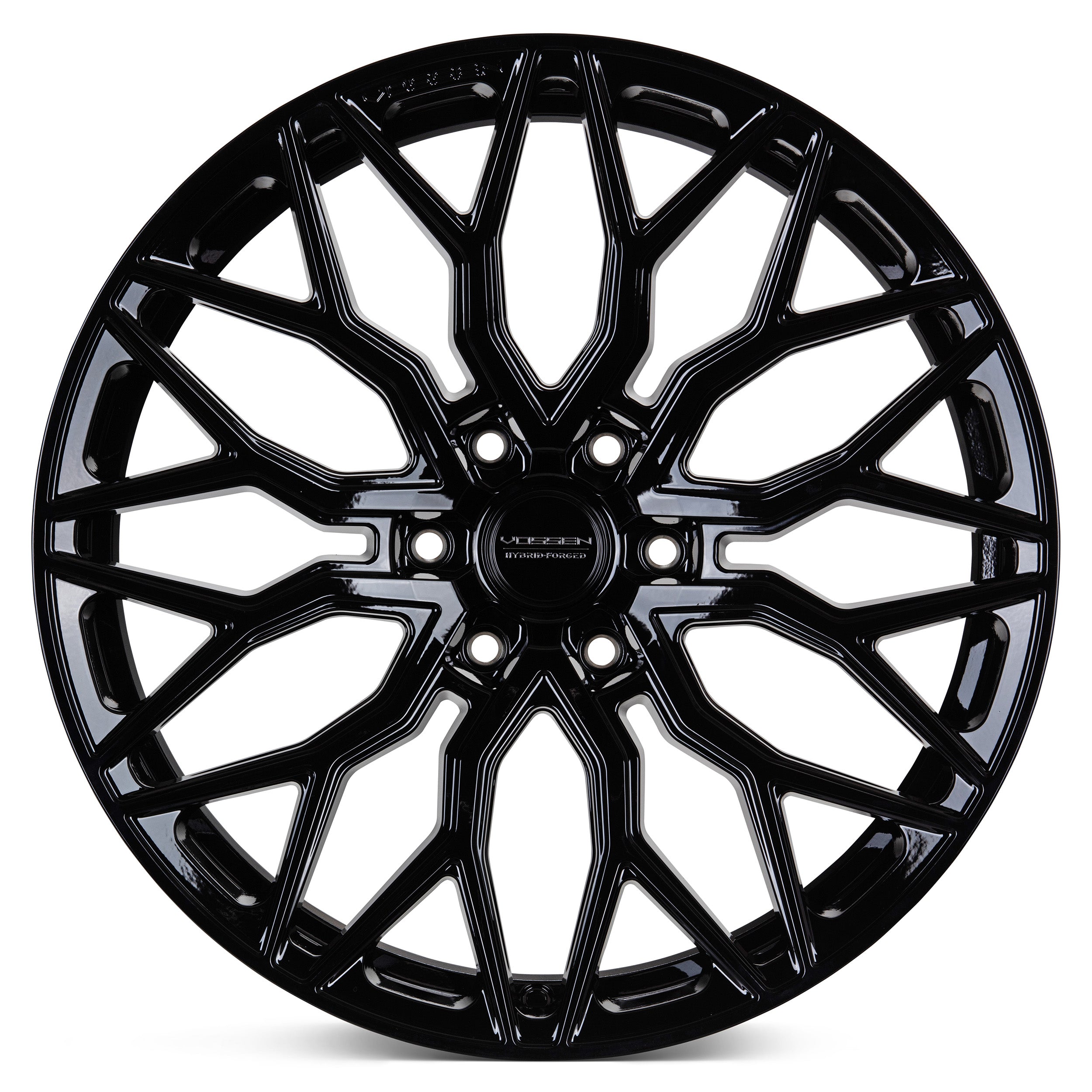 Vossen HF6-3 Gloss Black - 22x9.5 | +20 | 6x139.7 | 106.1mm | Deep Face