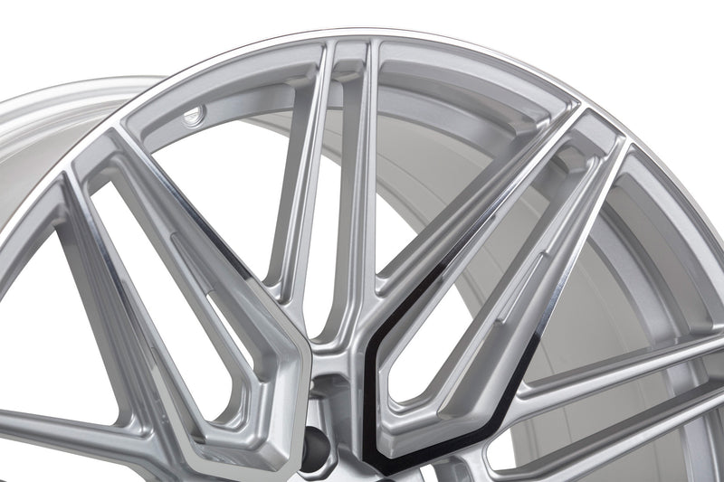 Vossen HF-7 Silver Polished - 19x9.5 | +45 | 5x112 | 66.5mm | Deep Face