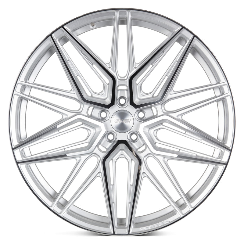 Vossen HF-7 Silver Polished - 24x10 | +32 | 5x120 | 72.56mm | Deep Face