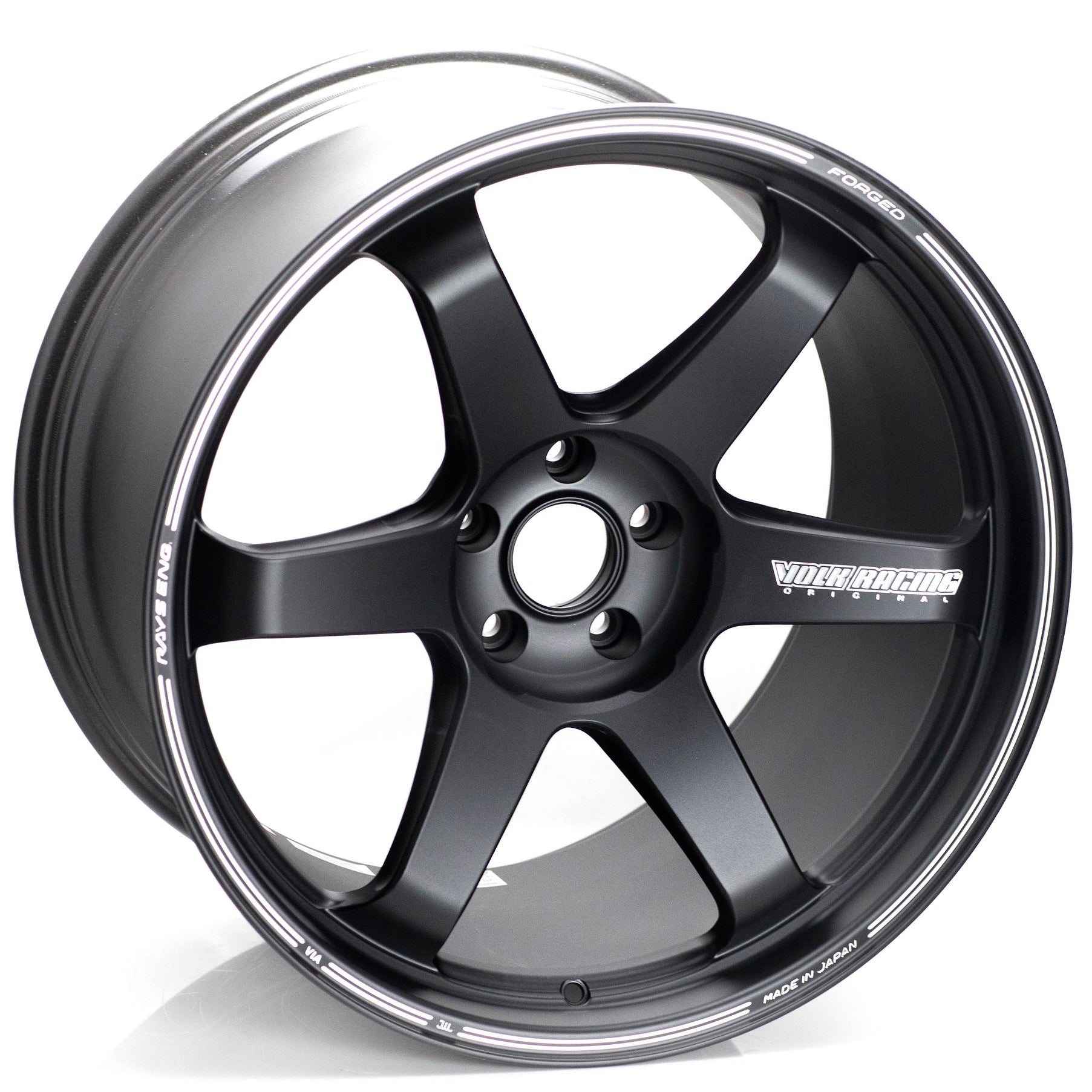 RAYS Volk Racing TE37 Ultra Track Edition II Blast Black (BC) - 20x9.5 | +45 | 5x114.3 | 73.1mm | Face-1