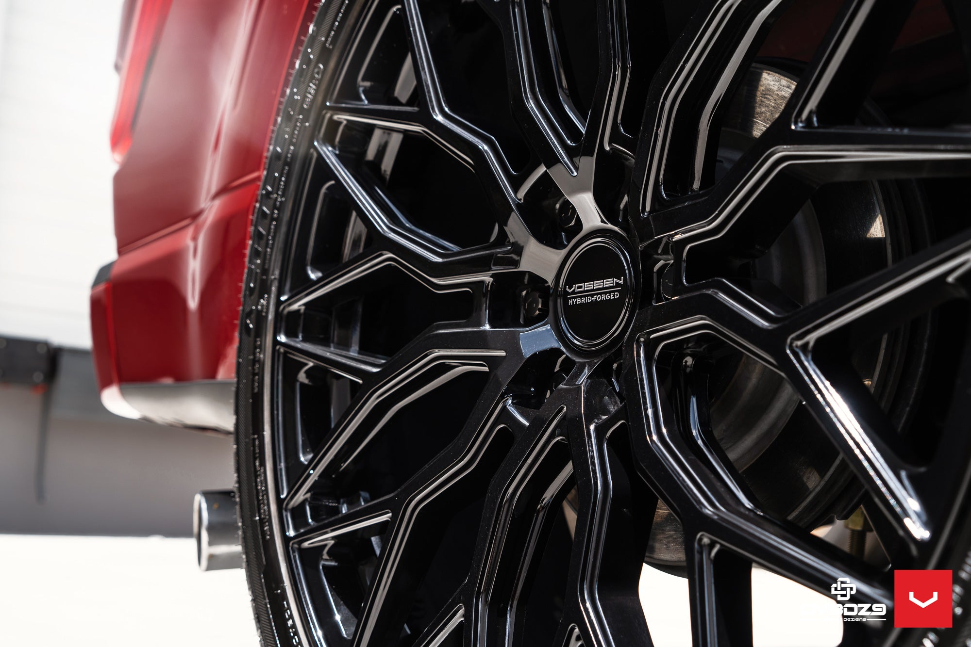 Vossen HF6-3 Gloss Black - 22x9.5 | +20 | 6x139.7 | 106.1mm | Deep Face
