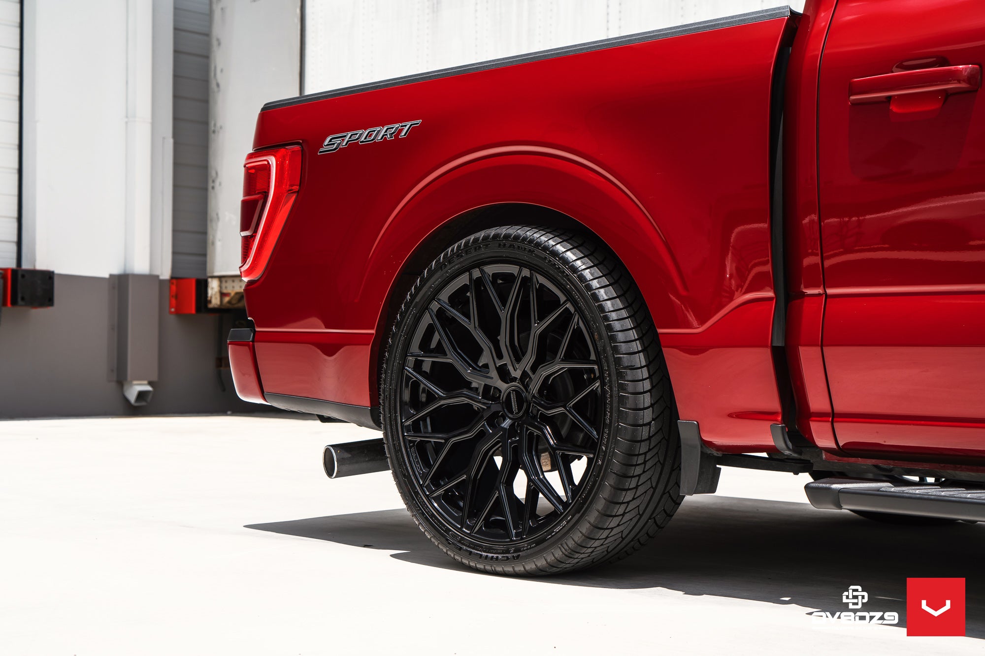 Vossen HF6-3 Gloss Black - 22x9.5 | +20 | 6x139.7 | 106.1mm | Deep Face