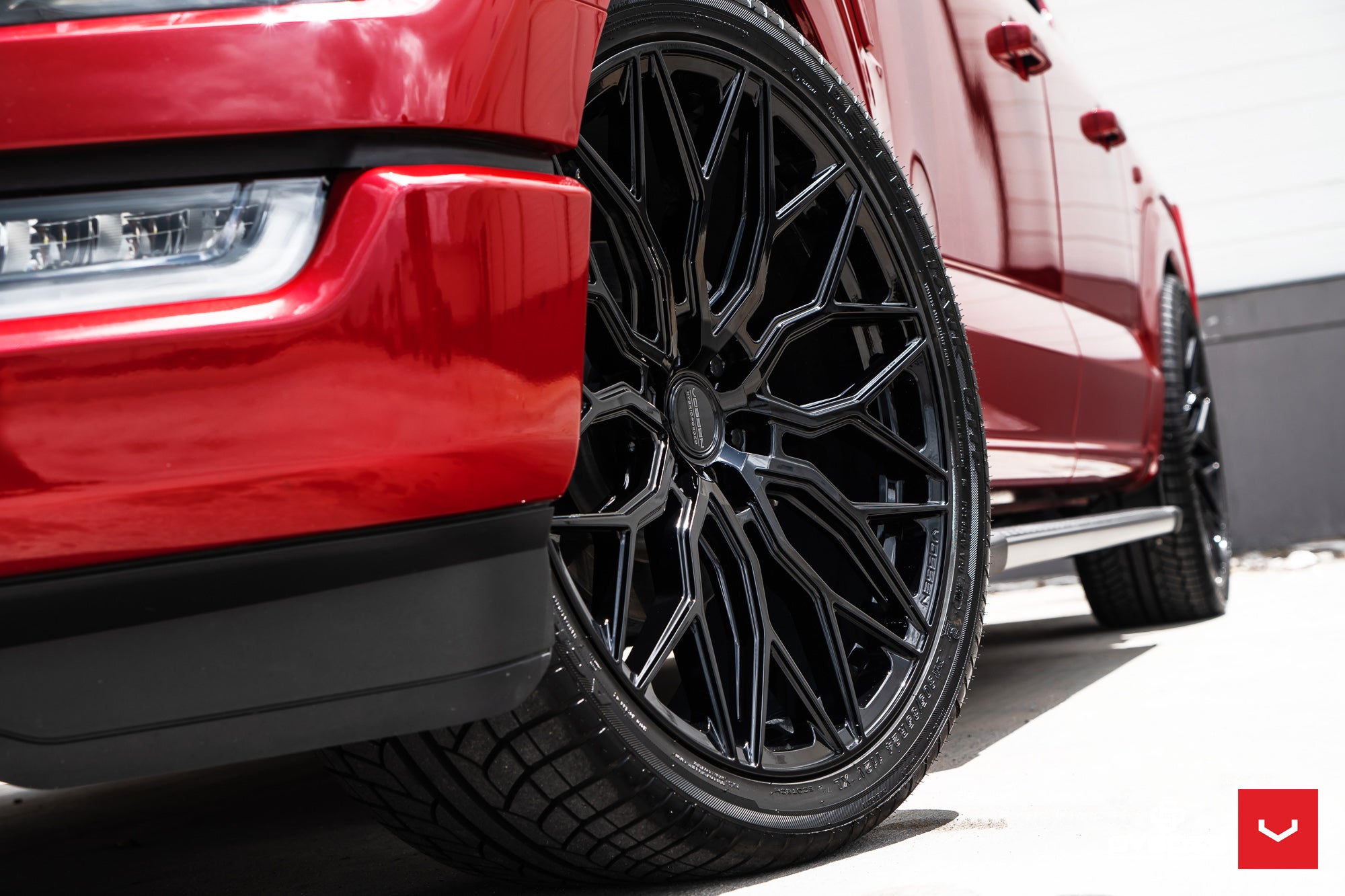 Vossen HF6-3 Gloss Black - 22x9.5 | +20 | 6x139.7 | 106.1mm | Deep Face