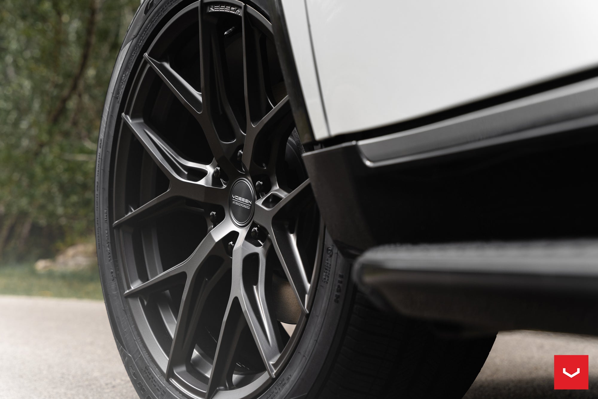 Vossen HF6-4 Matte Gunmetal - 26x10 | +25 | 6x139.7 | 106.1mm | Deep Face