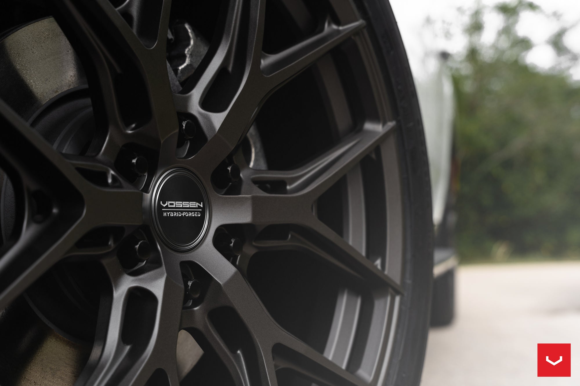 Vossen HF6-4 Matte Gunmetal - 26x10 | +25 | 6x139.7 | 106.1mm | Deep Face