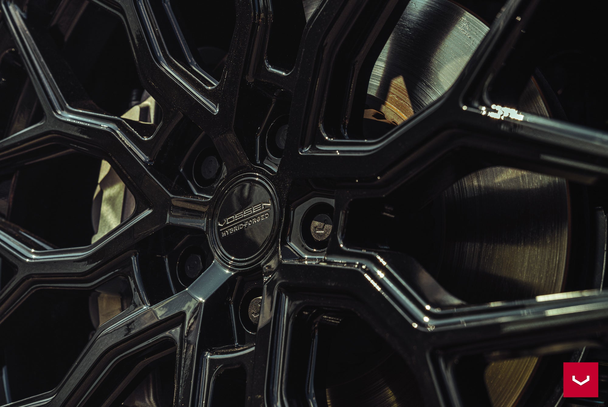 Vossen HF-2 Gloss Black - 20x9.5 | +20 | 5x120 | 72.56mm | Deep Face