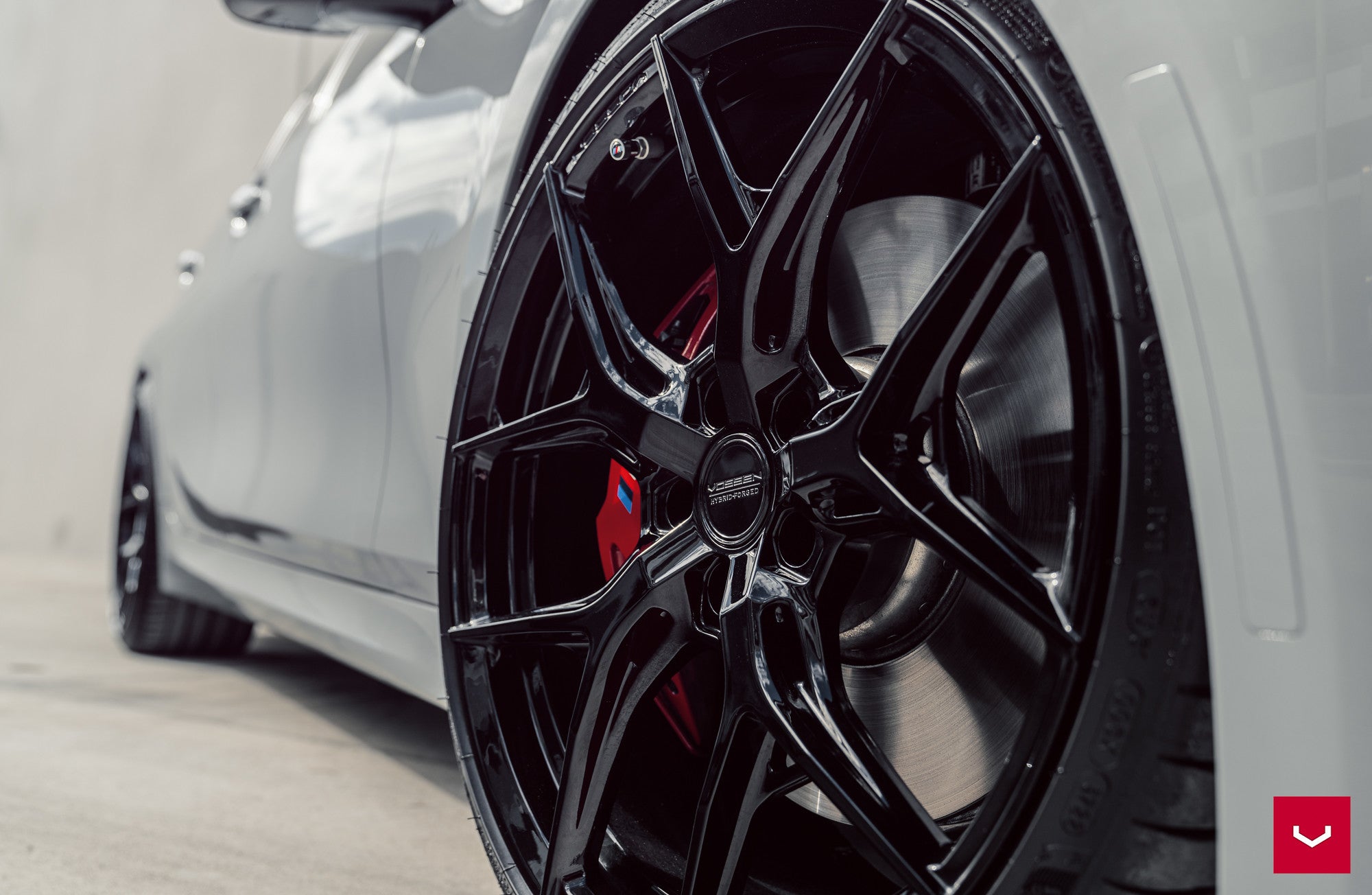 Vossen HF-5 Gloss Black - 22x11.5 | +50 | 5x130 | 71.6mm | Deep Face