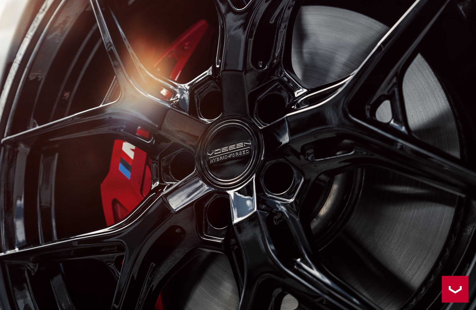 Vossen HF-5 Gloss Black - 22x11.5 | +50 | 5x130 | 71.6mm | Deep Face