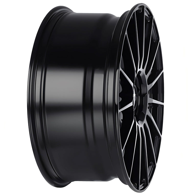 720Form FF5 Gloss Black - 19x8.5 | +35 | 5x112 | 66.6mm - Wheel Haven