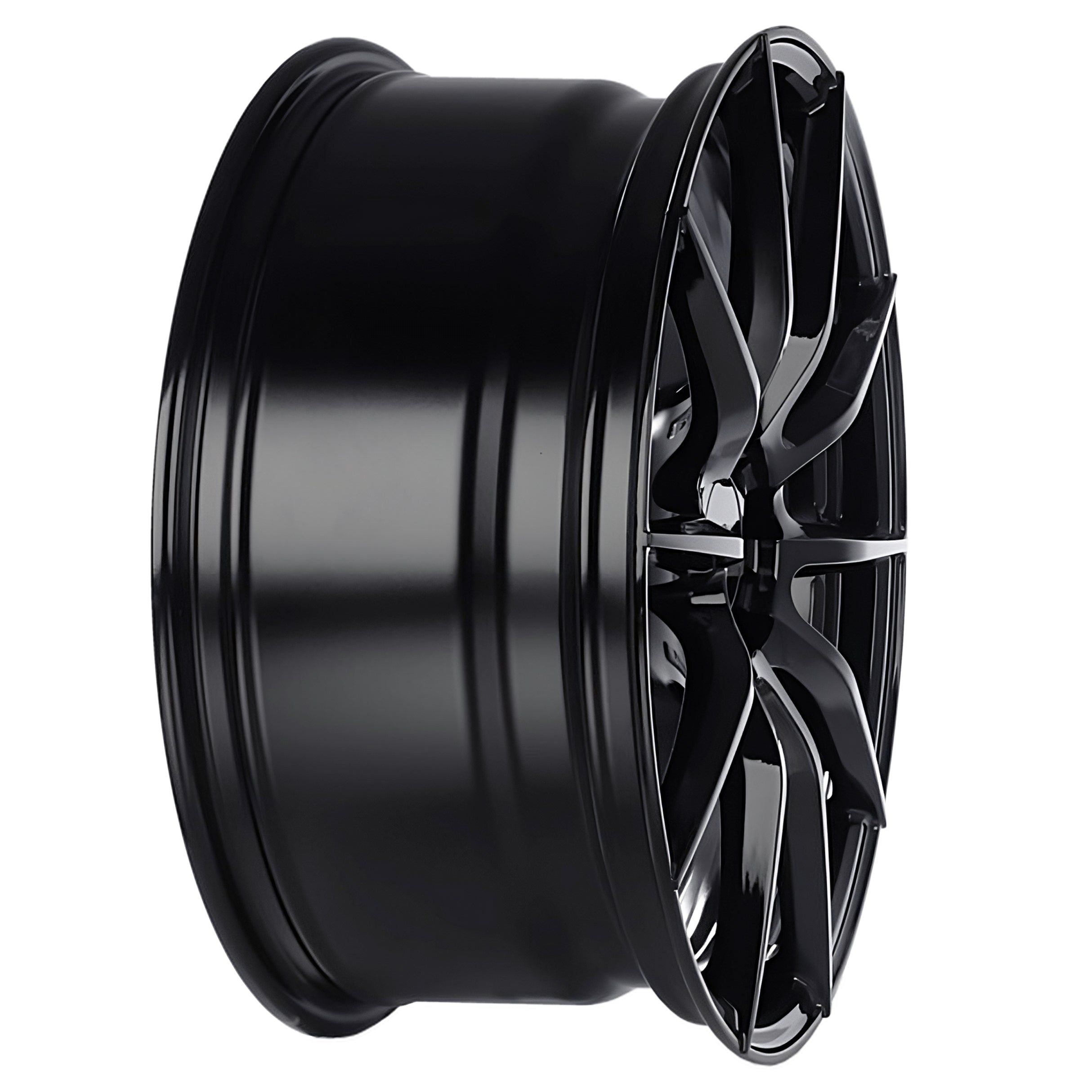 720Form RF2-R Gloss Black - 19x8.5 | +35 | 5x112 | 66.6mm