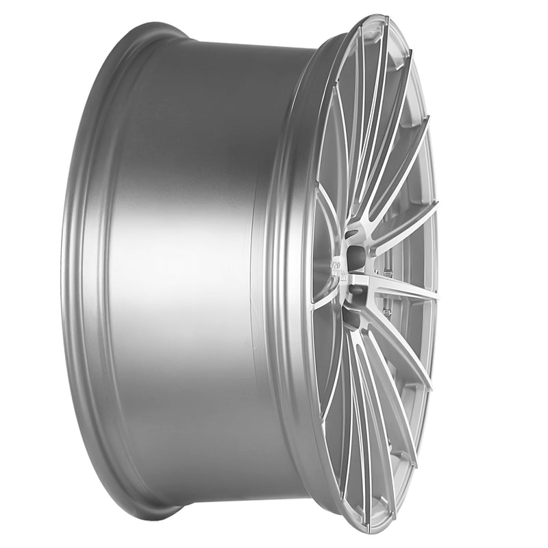 720Form RF3-V Silver w/ Machined Face - 20x9 | +25 | 5x112 | 66.6mm - Wheel Haven