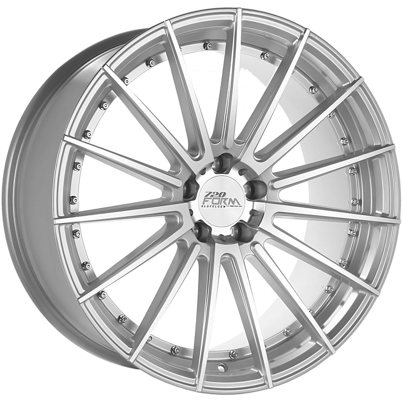 720Form RF3-V Silver w/ Machined Face - 22x9 | +35 | 5x112 | 66.6mm - Wheel Haven