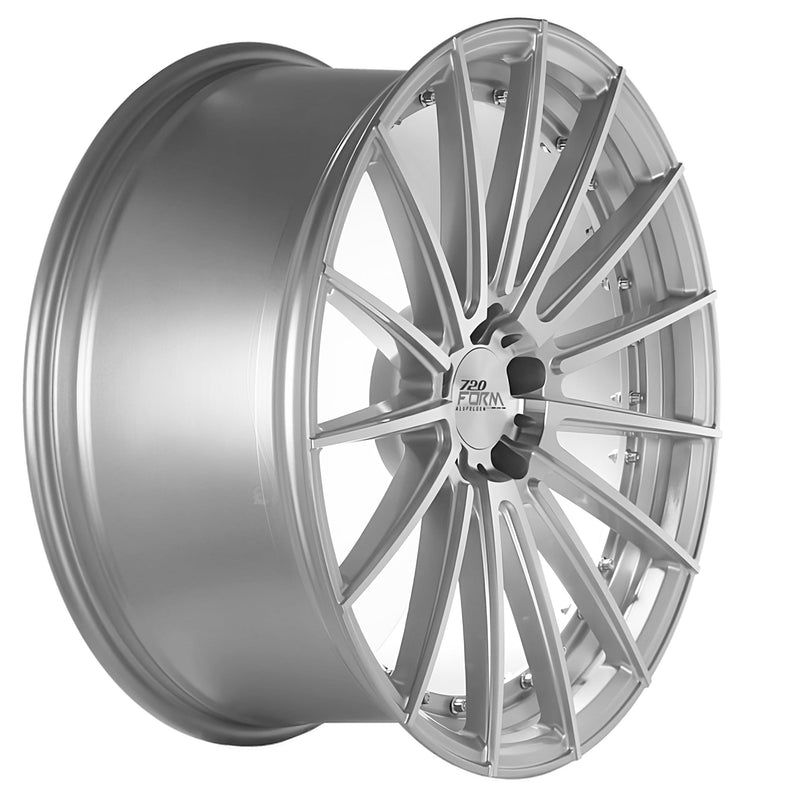 720Form RF3-V Silver w/ Machined Face - 22x9 | +35 | 5x112 | 66.6mm - Wheel Haven