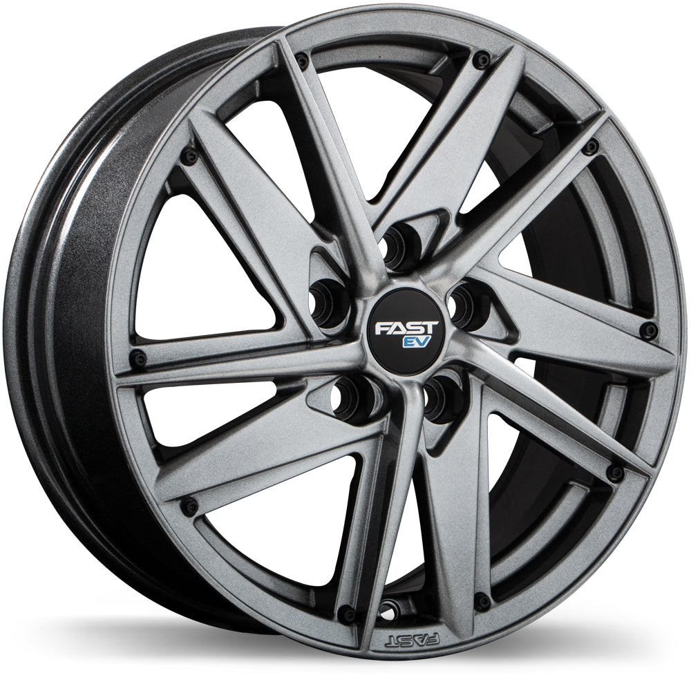 Kia EV9 20" Winter Package - Fast EV01(+) 20x8.5 Wheels + 255/55R20 Tires + Mounted & Balanced