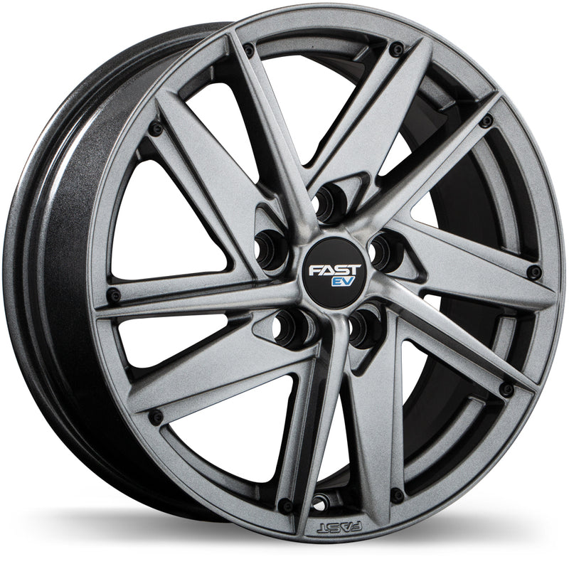 Fast Wheels EV01(+) Titanium - 16x6.5 | +49 | 5x114.3 | 67.1mm
