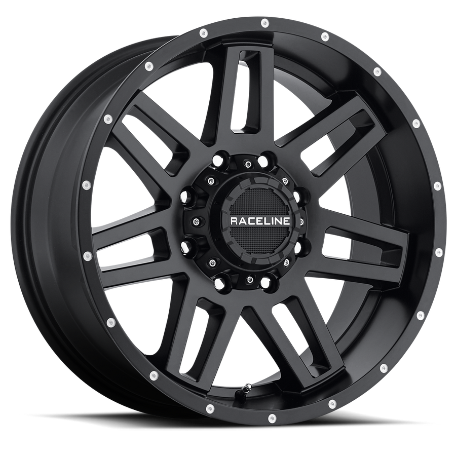 Raceline 931B INJECTOR Satin Black - 17x9 | +0 | 5x127 / 5x139.7 | 87.1mm