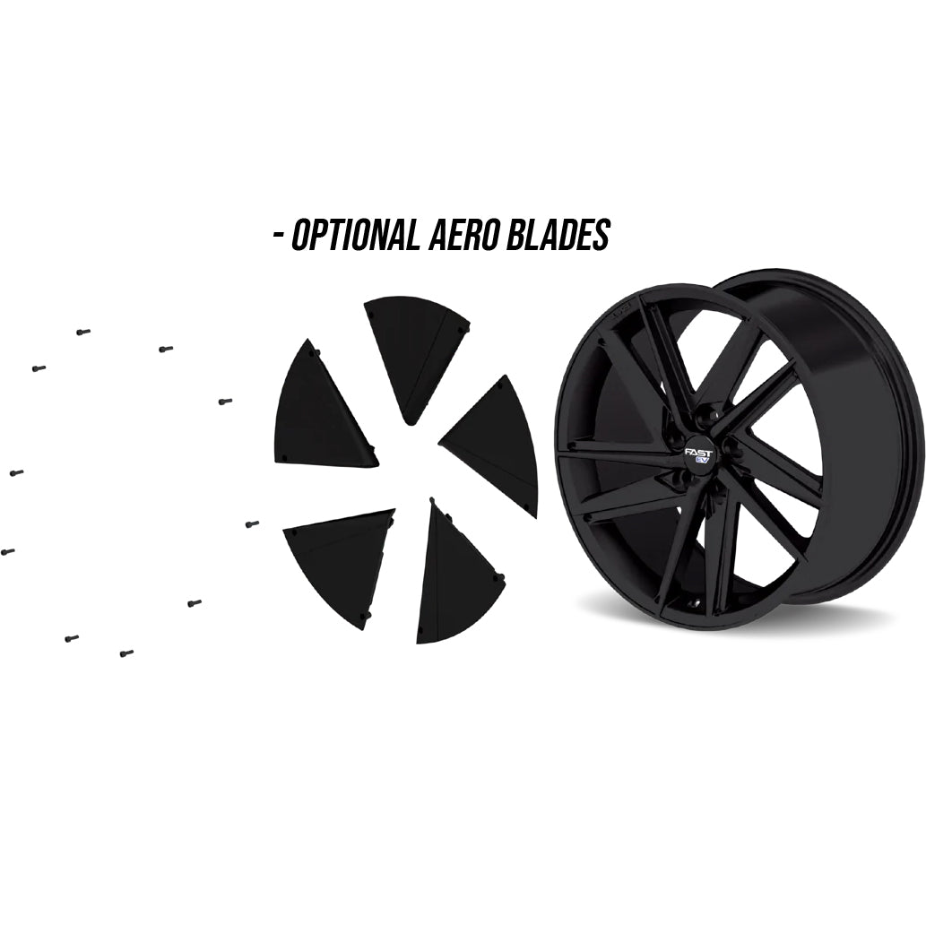 Kia EV9 20" Winter Package - Fast EV01(+) 20x8.5 Wheels + 255/55R20 Tires + Mounted & Balanced