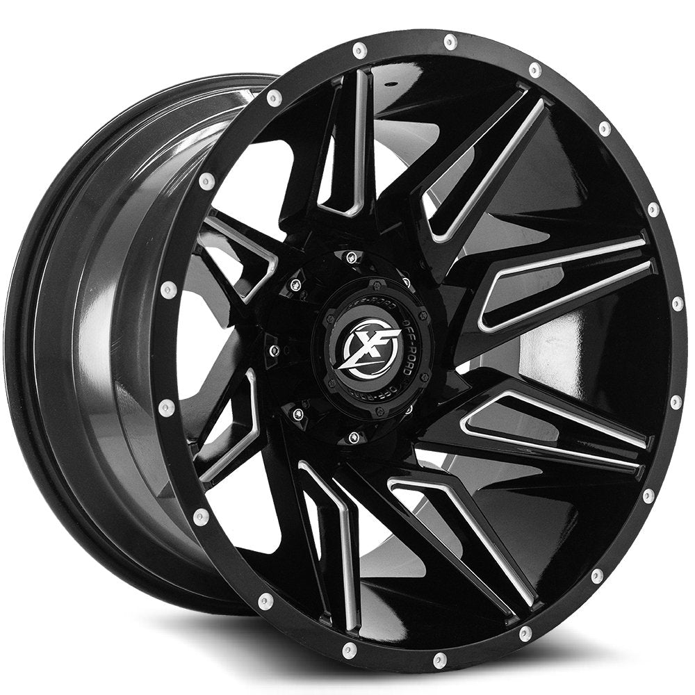 XF OFFROAD XF-218 Gloss Black Milled - 20x9 | +0 | 5x127 / 5x139.7