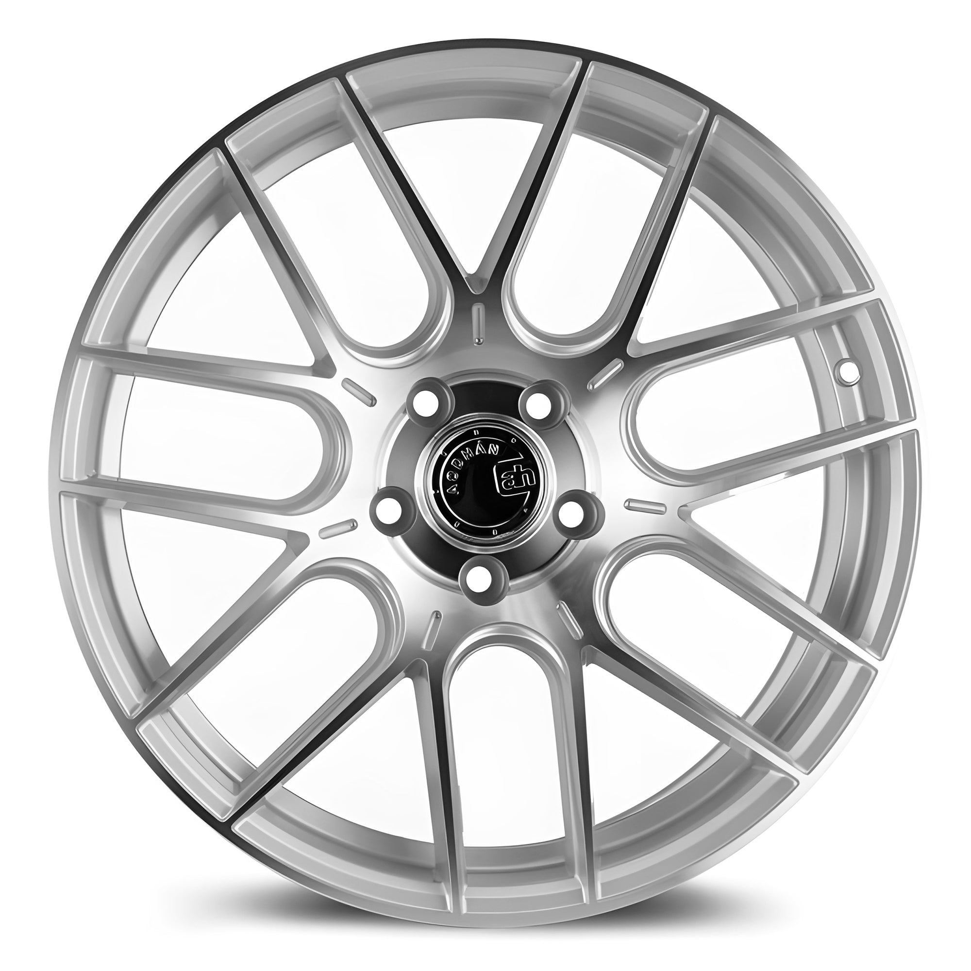 AODHAN AH-X Gloss Silver Machined Face - 18x8.5 | +35 | 5x112 | 73.1mm