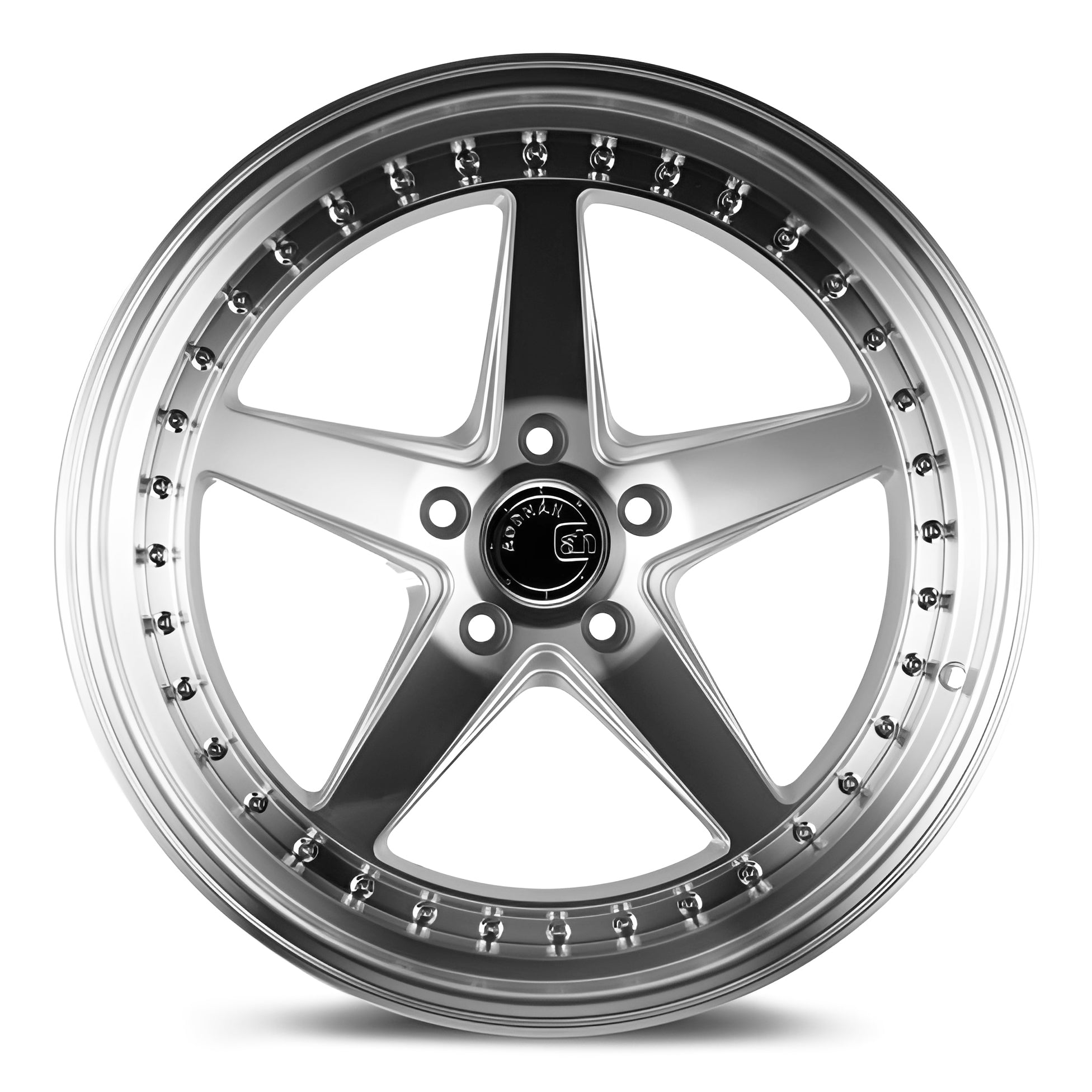 AODHAN DS05 Silver w/ Machined Face - 18x9.5 | +35 | 5x100 | 73.1mm