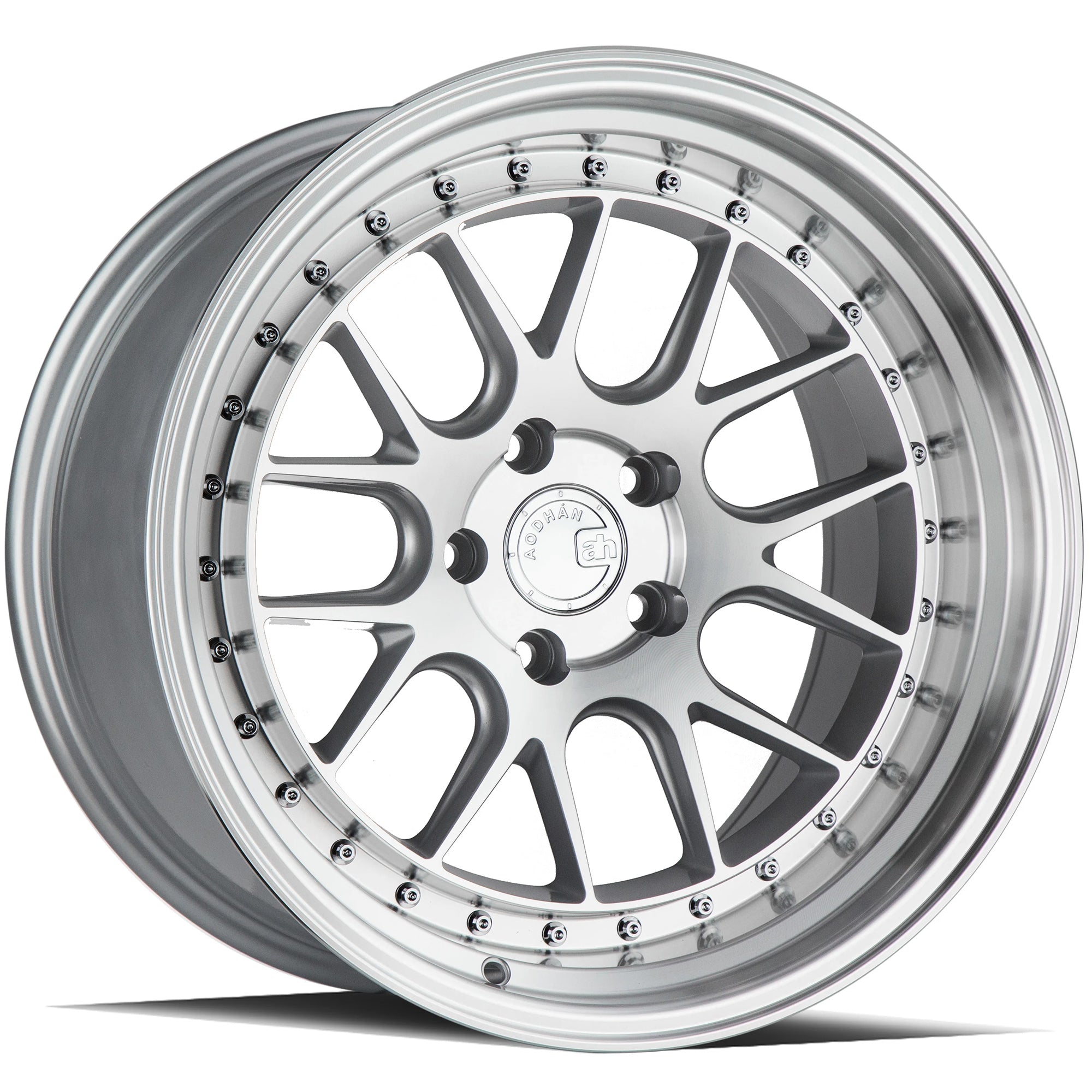 AODHAN DS06 Silver w/ Machined Face - 19x11 | +22 | 5x114.3 | 73.1mm