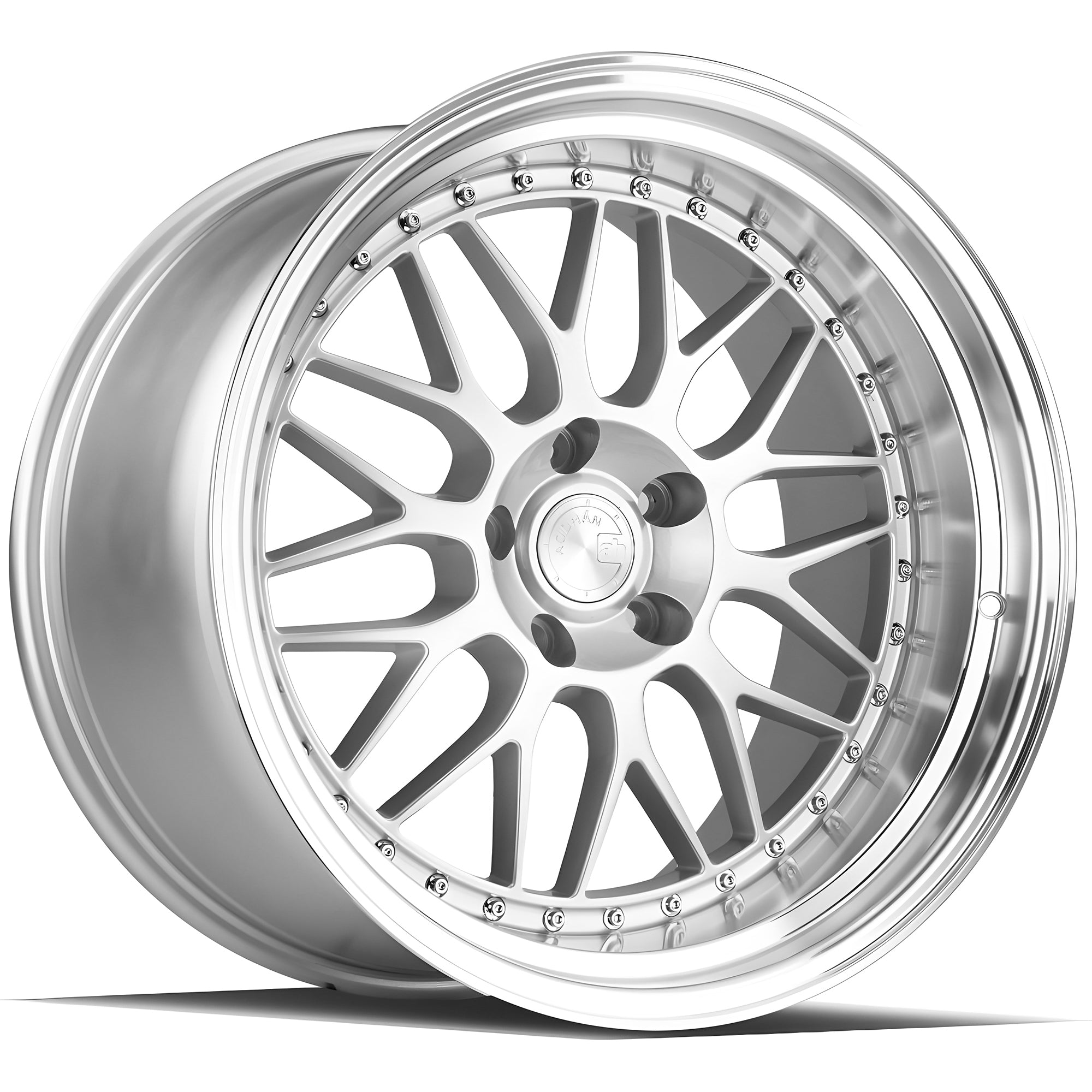 AODHAN AH02 Silver w/  Machined Lip - 18x9.5 | +35 | 5x120 | 72.6mm