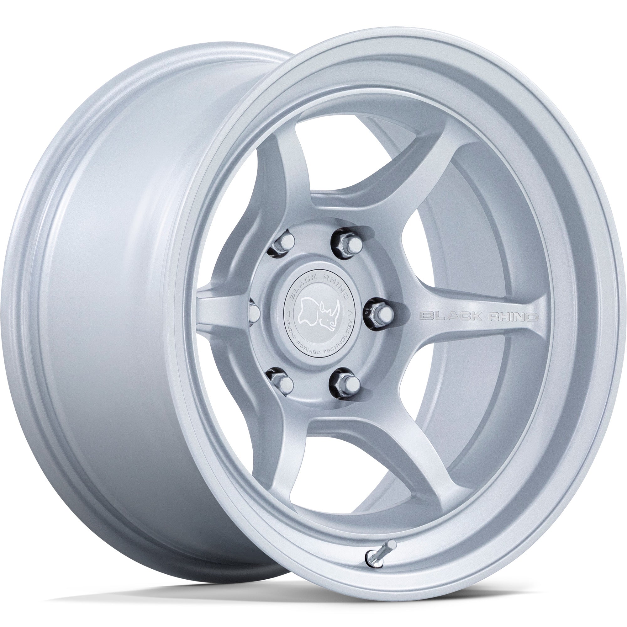 Black Rhino SHOGUN Hyper Silver - 17x8.5 | +20 | 5x127 | 71.5mm
