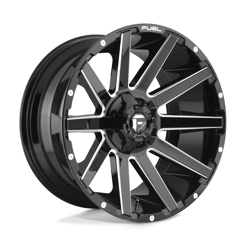 Fuel 1PC D615 CONTRA Gloss Black Milled - 20x10 | -18 | 6x135 / 6x139.7 | 106.1mm