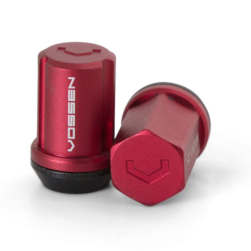 Vossen Lug Nuts - 12x1.50mm | 35mm | Cone Seat | Red ( QTY:20 )