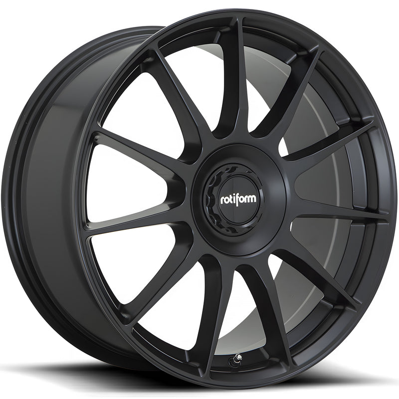 Rotiform R168 DTM Satin Black - 19x8.5 | +45 | 5x112 / 5x120 | 72.56mm