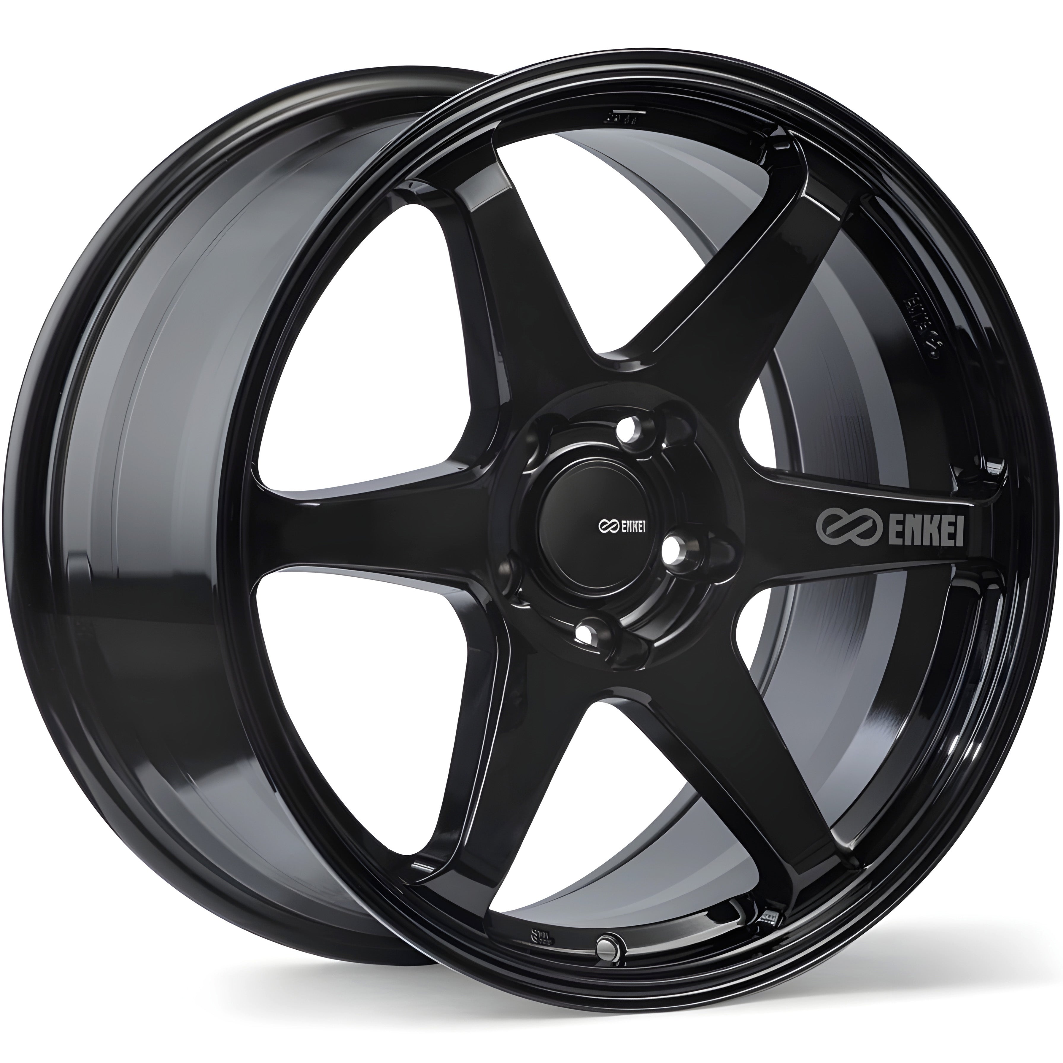 Enkei T6R - 18x9.5 | +45 | 5x120 | 72.6mm - Gloss Black