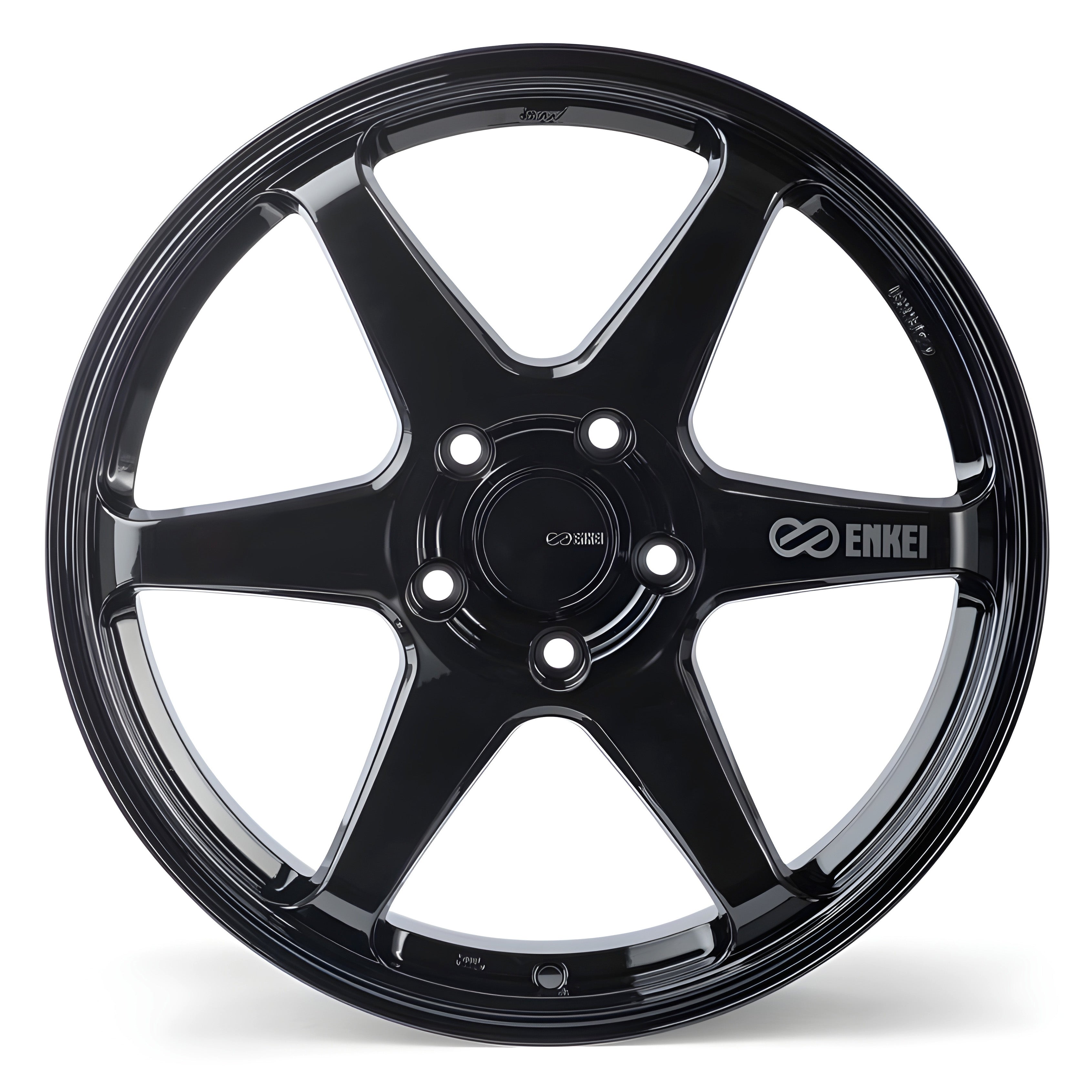 Enkei T6R - 18x9.5 | +45 | 5x120 | 72.6mm - Gloss Black