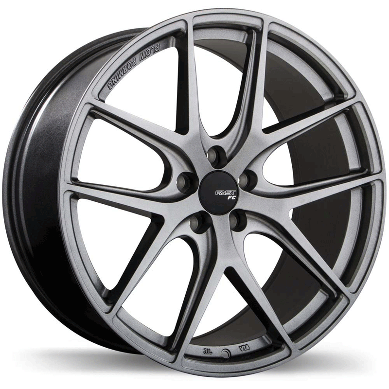 Fast Wheels FC04 Titanium - 19x8.5 | +35 | 5x114.3 | 72.6mm | 60Â°