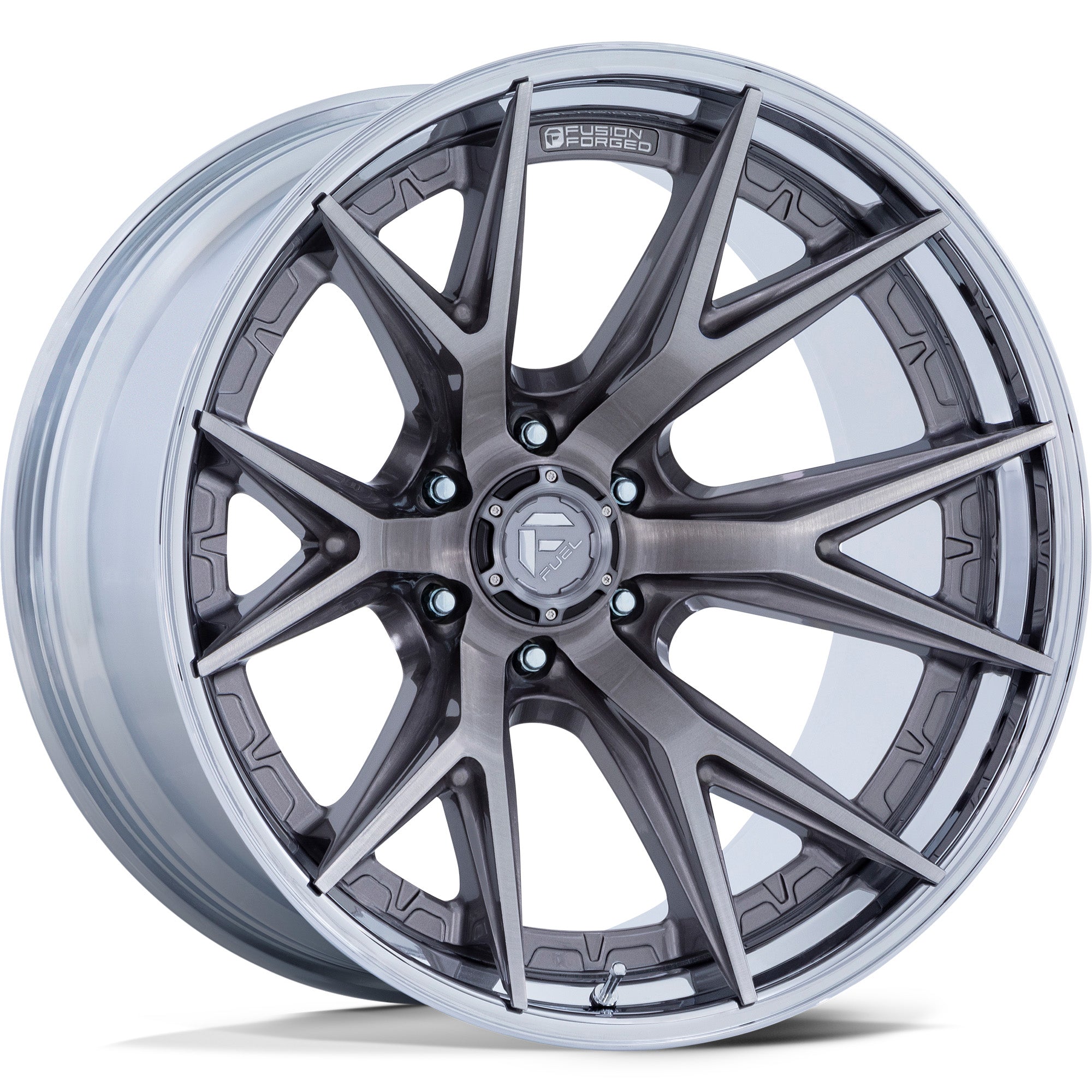 Fuel Offroad FC402 CATALYST Platinum w/ Chrome Lip - 20x9 | +1 | 6x135 | 87.1mm