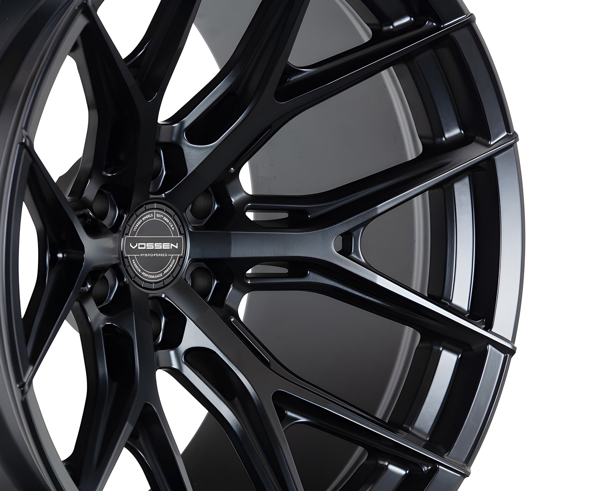 Vossen HF6-4 Satin Black - 20x9.5 | +15 | 6x135 | 87.1mm | Deep Face