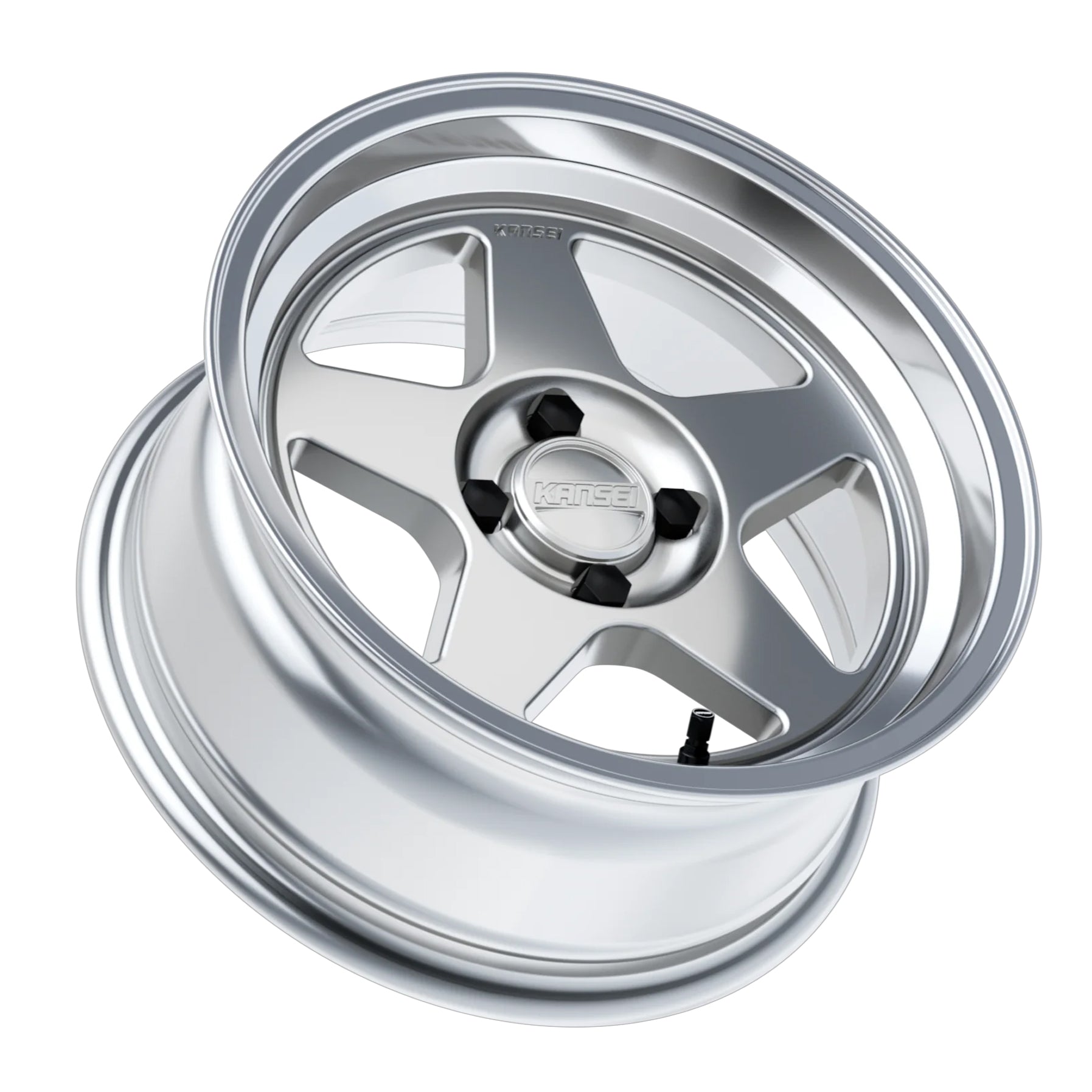 Kansei KNP Gloss Hyper Silver - 15x7 | +25 | 4x100 | 73.1mm