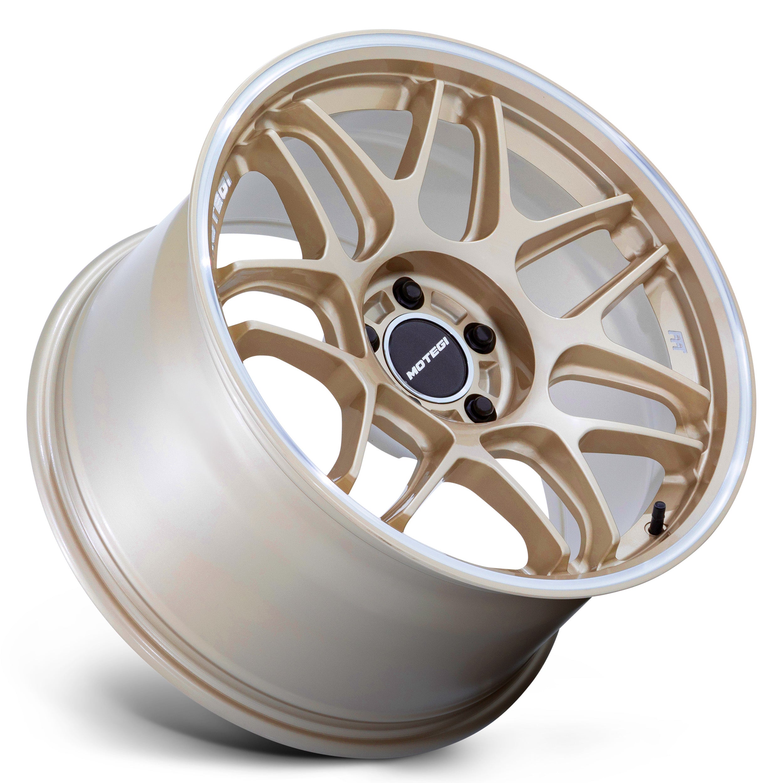 Motegi MR158 TSUBAKI Motorsport Gold w/ Machined Lip - 19x9.5 | +40 | 5x100 | 56.15mm