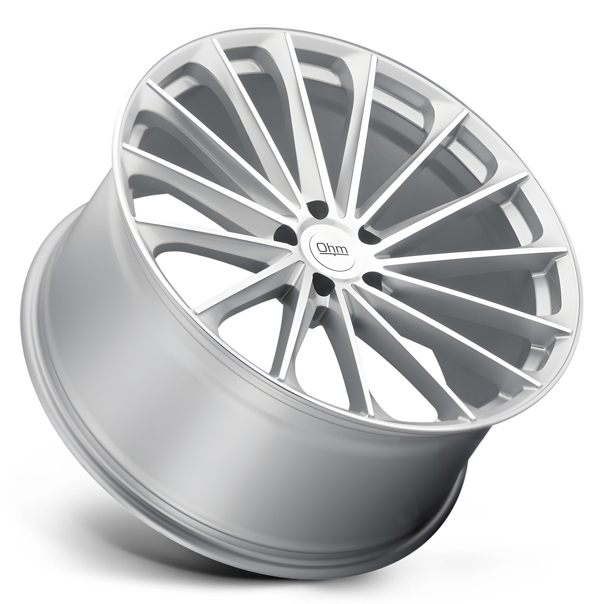 OHM Proton Silver w/ Mirror Face - 20x10 | +35 | 5x120 | 64.1mm